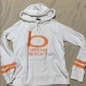 Bebe sport white hoodie